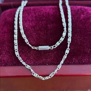 Vintage Germany Snail Chain 18” Chain